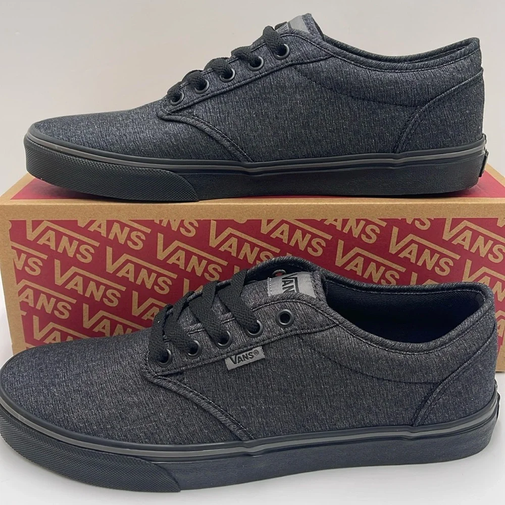 Vans Women’s Atwood (Varsity Textile) Black/Pewter VN0A45J9VEJ Sneakers